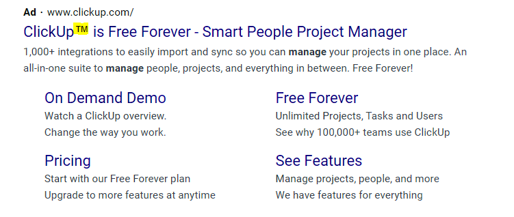 Google Ads Example